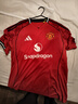 阿迪達斯 （adidas）男 足球系列 MUFC H JSY 短袖 JI7428 紅色  L  曬單實(shí)拍圖