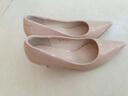 ZHR高跟鞋女優(yōu)雅氣質(zhì)單鞋子女通勤不累腳女鞋純欲高跟鞋BQ117裸粉37 曬單實(shí)拍圖