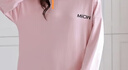 貓人（MiiOW）純棉睡裙女款超長(cháng)款到腳踝春秋款長(cháng)袍加長(cháng)長(cháng)裙夏季長(cháng)袖睡衣 豆沙粉HYQR8006 M 160 曬單實(shí)拍圖