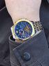 勞力士王子瑞士手表男全自動(dòng)機械表商務(wù)鏤空防水夜光飛輪名牌男款表品牌十大 R3296間金藍面 終身質(zhì)保 42mm 曬單實(shí)拍圖