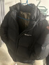 鴨鴨【255g充絨】羽絨服男士短款加厚冬季新款時(shí)尚面包服防寒保暖外套 黑色 XL 曬單實(shí)拍圖