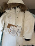KOLON SPORT/可隆防水羽絨服 女子戶(hù)外GTX防風(fēng)透濕SNOWBALL高蓬中量鵝絨夾克 LKDJ4WT632-IV 象牙白 S 160/84A 曬單實(shí)拍圖