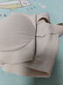 ubras無尺碼免拆V領(lǐng)內(nèi)衣女背心美背文胸罩無痕隱形內(nèi)褲套裝 燕麥奶色 均碼 A-C杯 曬單實(shí)拍圖