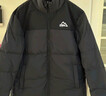 鴻星爾克馭光2.0|羽絨服男秋冬新款男女情侶防潑水休閑短款羽絨夾克外套 正黑 3XL 曬單實(shí)拍圖