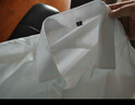 羅蒙（ROMON）【桑蠶絲免燙】長(cháng)袖襯衫男士白襯衫修身襯衣商務(wù)職業(yè)男裝白色40 曬單實(shí)拍圖