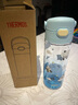 膳魔師（THERMOS）兒童水杯tritan直飲杯男女小學(xué)生開(kāi)學(xué)必備小熊貓塑料水壺600ml藍 曬單實(shí)拍圖
