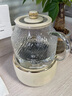 World Kitchen康寧全玻璃養生壺恒溫壺煮茶壺煮茶器1L辦公室家用花茶壺燒水壺電熱水壺煮水壺（茶漏燉盅升級款） 曬單實(shí)拍圖