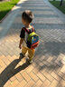 SHUKIKU兒童書(shū)包幼兒園背包防丟失小書(shū)包防潑水超輕雙肩包橙紅S+碼 曬單實(shí)拍圖