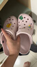卡駱馳（CROCS）洞洞鞋貝雅男鞋女鞋輕便耐磨一腳蹬拖鞋休閑鞋|10126 裸粉-6PI 37 /38(230mm) 曬單實(shí)拍圖