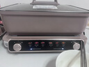 美的（Midea）電火鍋火鍋專(zhuān)用鍋多功能鍋料理烤肉鍋分體式多功能一體電鍋0氟鈦陶電煮鍋HGS352866S 曬單實(shí)拍圖