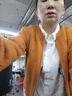 玫紅色短款毛衣外套女秋季2025新款韓版寬松慵懶外穿拉鏈針織開(kāi)衫 2067橘色 M  【建議96斤-110斤】 曬單實(shí)拍圖