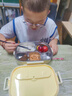 雙槍?zhuān)⊿uncha）鈦健康飯盒小學(xué)生上班族可微波爐比316好不銹鋼餐盒1.5L配保溫袋 曬單實(shí)拍圖