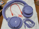 JBLT770NC頭戴式主動(dòng)降噪藍牙耳機 手機電腦筆記本耳機游戲無(wú)線(xiàn)有線(xiàn)耳機  紫色 曬單實(shí)拍圖
