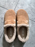 百麗保暖毛毛鞋女2025冬新真皮復古勃肯鞋JD009DM5 棕色-毛里 37 曬單實(shí)拍圖