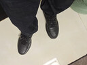 XO板鞋男2025秋冬時(shí)尚男鞋皮面休閑鞋子男士皮鞋男潮流百搭運動(dòng)鞋男 黑白D387166 42 曬單實(shí)拍圖