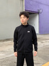 安踏易打理|運(yùn)動(dòng)套裝男士秋冬季長(zhǎng)袖外套長(zhǎng)褲兩件套女子情侶服裝 【男款針織】基礎(chǔ)黑/基礎(chǔ)黑-5 M 男170/女165 曬單實(shí)拍圖