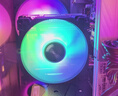 喬思伯（JONSBO）CR-1400E彩色版 CPU風(fēng)冷散熱器(4熱管/七彩光效/PWM風(fēng)扇/127mm/多平臺(tái)/附硅脂) 曬單實(shí)拍圖
