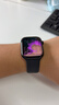 Apple/蘋果 Watch S11 智能手表GPS款46毫米亮黑色鋁金屬表殼黑色運動型表帶M/L MEVH4CH/B 曬單實拍圖
