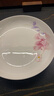 華光 陶瓷 面碗湯碗碟盤(pán)筷勺 高檔骨瓷餐具家用 結婚瓷器 花好月圓 9英寸淺碗【單只】 曬單實(shí)拍圖