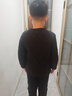 雷姆汀秋冬加絨加厚校服神器棉服內膽德絨小棉襖寶寶保暖外套 黑灰色童裝款 160 身高145-155cm 曬單實(shí)拍圖