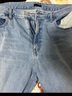 優(yōu)衣庫加長(cháng)款男裝女裝寬松直筒牛仔褲/水洗產(chǎn)品丹寧479323 475552 479323/02淺灰色 35 /175/88A 曬單實(shí)拍圖