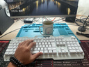 前行者（EWEADN）GX810無(wú)線(xiàn)機械手感鍵盤(pán)鼠標游戲鍵鼠套裝可充電臺式電腦筆記本薄膜帶旋鈕電競藍光外設 曬單實(shí)拍圖
