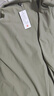 名創(chuàng  )優(yōu)品（MINISO）男士襯衫夏季冰絲涼感簡(jiǎn)約短袖t恤青少年痞帥抗皺襯衣 棕櫚綠 2XL 曬單實(shí)拍圖