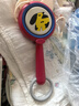 babycare嬰兒撥浪鼓新生硅膠搖鈴玩具0-1歲寶寶新生兒玩具-羅拉紅 曬單實(shí)拍圖