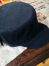 OUKACOSS品質(zhì)登山封口平頂帽子男秋冬舒適精梳棉帽子休閑百搭鴨舌帽 藏青 L均碼(55-59cm) 曬單實(shí)拍圖