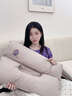 VJE枕頭護頸枕睡眠頸椎病深度睡眠專(zhuān)用枕芯男女家用助睡眠一對裝整頭 雙層分區護頸-灰色 【兩只裝】 48*74cm【A類(lèi)母嬰級可水洗】 曬單實(shí)拍圖