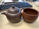 璽翰雅（ROYHOYE）宜興紫砂壺純手工紫砂茶具原礦青灰泥茶壺泡茶家用匏尊壺收藏禮品 匏尊 曬單實(shí)拍圖