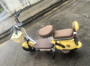 永久電動(dòng)車(chē)成人代步車(chē)電瓶車(chē)小型親子雙人女士踏板車(chē)新國標電動(dòng)自行車(chē)男女士電動(dòng)車(chē)長(cháng)續航電瓶車(chē) 芝士黃 配黑聚王20A-助力續航約80公里 曬單實(shí)拍圖