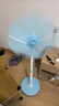駱駝電風(fēng)扇家用落地扇電扇立式學(xué)生宿舍辦公室迷你風(fēng)扇節能輕音大風(fēng)力 落地扇強風(fēng)六葉【藍色】 標配 1.3米電線(xiàn) 曬單實(shí)拍圖