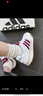 adidas ENTRAP美式校園風(fēng)運動(dòng)少年感復古籃球風(fēng)板鞋男女阿迪達斯 白色/紅色   42.5 曬單實(shí)拍圖