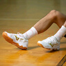 美津濃（MIZUNO）CYCLONE SPEED CN排球鞋綜合室內外訓練鞋男女款羽毛球鞋乒乓球鞋 白金 【顏值與實(shí)力并存】 現貨 42.5 =275mm 曬單實(shí)拍圖