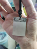 老凰祥999足銀描金平安無(wú)事牌吊墜刻字實(shí)心百福純銀男女情侶項鏈 無(wú)事牌吊墜18克丨證書(shū)+禮盒 曬單實(shí)拍圖