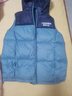 雪中飛兒童羽絨服馬甲新款坎肩童裝男童外套女童中大童冬季羽絨背心 新霧藍 160 曬單實(shí)拍圖