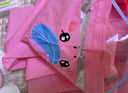 牧萌兒童雨衣男女童幼兒園小童寶寶全身防水女孩雨披 櫻花粉獨角獸 L 曬單實(shí)拍圖