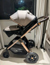 ANGI BABY嬰兒車(chē)高景觀(guān)可坐可躺嬰兒推車(chē)新生兒避震輕便折疊雙向寶寶手推車(chē) 加州陽(yáng)光【至尊升級】 曬單實(shí)拍圖
