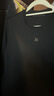 MO&Co.長(cháng)袖T恤金屬LOGO長(cháng)絨棉精紡舒適圓領(lǐng)正肩基礎款摩安珂 黑色 L 170 曬單實(shí)拍圖