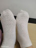 【古今同廠(chǎng)】白色襪子女春夏季薄款透氣網(wǎng)眼短襪女士純棉防臭船襪 嘗鮮體驗方格一雙裝 均碼 涼感暗花女短棉襪 曬單實(shí)拍圖