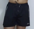 特步泳褲男三件套速干雙層防尷尬寬松游泳褲泳鏡泳帽套裝大碼游泳裝備 經(jīng)典黑三件套 近視聯(lián)系客服 2XL 建議體重130-150斤 曬單實(shí)拍圖