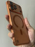 耐度（NaiDu）【自帶鏡頭膜】適用于蘋(píng)果17/16promax手機殼新款電鍍輕薄簡(jiǎn)約裸機透明高級感防摔無(wú)邊框硬殼保護 磁吸款【愛(ài)馬仕橙】 iphone 17 Pro Max 曬單實(shí)拍圖