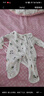 貝瑞加（Babyprints）嬰兒蝴蝶衣2件裝男女寶寶長(cháng)袖連體衣純棉爬服柔軟哈衣 綠熊貓66 曬單實(shí)拍圖