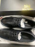 何金昌【新款】?jì)仍龈咝蓍e皮鞋鞋男7CM商務(wù)英倫系帶正裝軟皮德比鞋婚鞋 黑色HD98D3021Y 39 曬單實(shí)拍圖
