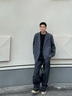 森馬（Semir）森柔牛仔|牛仔褲男寬松直筒褲復古街頭2025冬季長(cháng)褲109725124110 曬單實(shí)拍圖