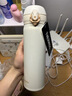 膳魔師（THERMOS）保溫杯500ml男女士?jì)和又星飮鴳c節生日禮物JNL-502珍珠白 曬單實(shí)拍圖