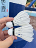 匹克（PEAK）羽毛球耐打王12只裝精選天然羽毛不易打爛專(zhuān)業(yè)訓練防風(fēng)比賽球 專(zhuān)業(yè)訓練款【精選天然羽毛12只裝】 1筒 九色鹿系列/穩定耐打 曬單實(shí)拍圖