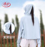 浪莎（LangSha）防曬衣女士冰絲款高倍防曬防紫外線涼感連帽夏季透氣披肩皮膚衣服 曬單實拍圖