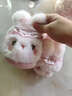 語(yǔ)嬉兔子兒童棉拖鞋踩屎感男童冬季卡通可愛(ài)防滑室內洗澡軟底寶寶拖鞋 升級版環(huán)保材質(zhì)粉色拖鞋 35 35/36碼(鞋內長(cháng)21CM適合腳長(cháng)20 曬單實(shí)拍圖